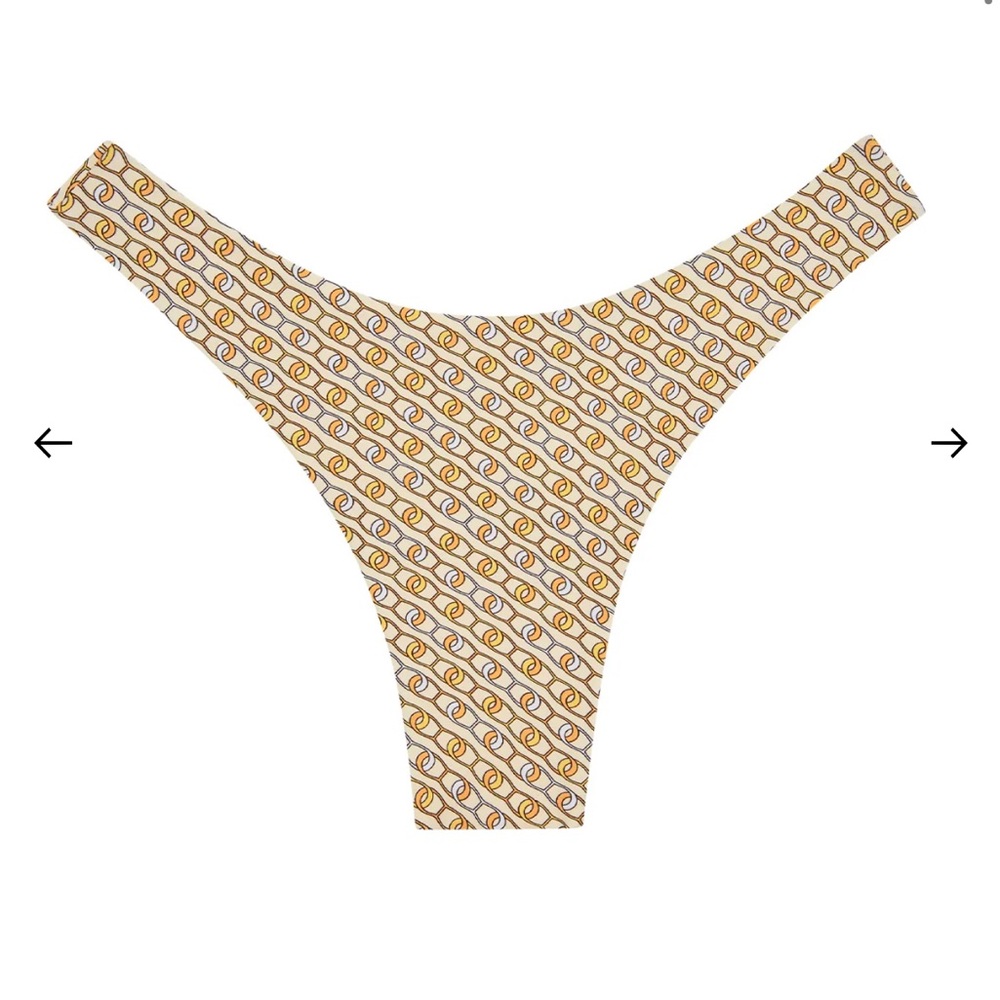Monday Swimwear Byron Bottom in Sun Lynx Geo